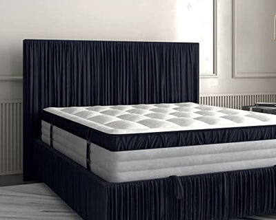 Wrinkle Boxspringbett mit Bettkasten 200 x 200 cm