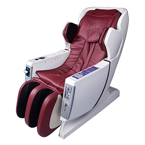 Lzour 2021 SL Track-Massagestuhl, Ganzkörper Zero Gravity Shiatsu-Recliner mit Bluetooth und Airbags, USB-Aufladung