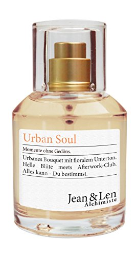 Jean & Len 2902101302 Damenduft Urban Soul, Parfüm für Damen, Eau de Parfum, Duftnoten: stark, warm, natürlich, geheimnisvoll, 50 ml