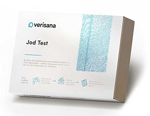 Jod Test – Test Kit auf Jodmangel & Kreatinin – Einfach & bequem zu Hause bestimmen – Jodmangel & Schilddrüse – Verisana Labor