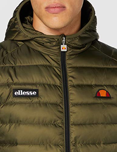 ellesse Herren Lombardy Padded Jacket Mantel, Kaki, M