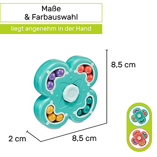 CUBIDI® Original Magic Bean - Flower, Grün | Spannendes Knobelspiel für Kinder und Erwachsene | Geschicklichkeitsspiel für Mädchen und Jungen ab 6 Jahren