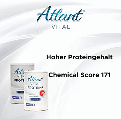 Atlant Vital Diät Shake zum Abnehmen Chemical Score 171, Protein Shake - mit 8 Aminosäuren, für Stoffwechselkur, 450g (Vanille)