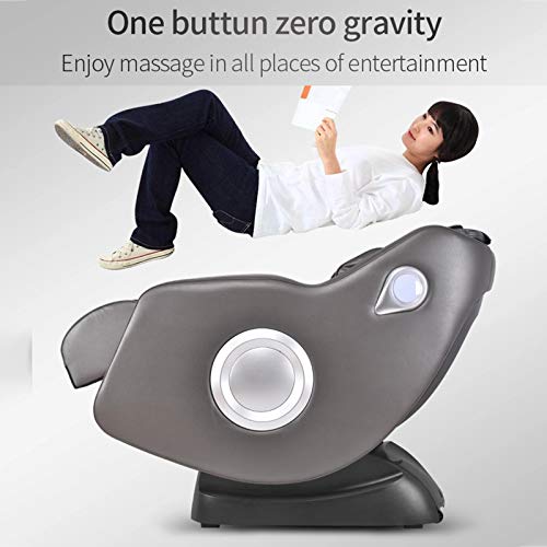 Lzour Zero Gravity-Massagstuhl, 2D-Ganzkörper-Airbag-Heizkomprimierung Null-Gravity-Handelsnutzung Massagestuhl mit USB-Aufladung