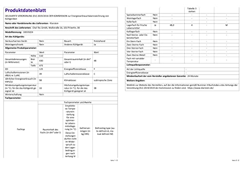 Klarstein Solve - Mini-Kühlschrank, Minibar, thermoelektrisches Kühlsystem, 48 Liter Fassungsvermögen, mechanischer Drehregler, Kühlung: 0 bis 10 °C, schwarz/bunt