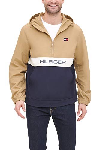 Tommy Hilfiger Herren 159an703-khk-05-xxl Windbreaker, Khaki, XX-Large