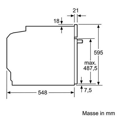 Neff B25CR22N1 Einbau-Backofen N70 / 60 cm / 71 l / CircoTherm / EasyClean / Pyrolyse / 12 Betriebsarten