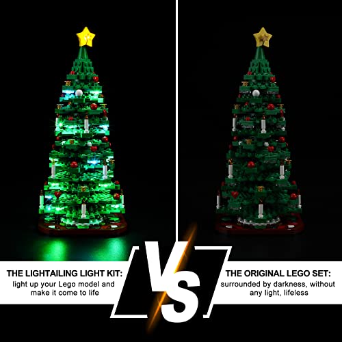 Lightailing Licht-Set Für Lego 40573 Weihnachtsbaum - Led-Beleuchtungsset Kompatibel Mit Lego Bausteinen Modell - Modell Set Nicht Enthalten