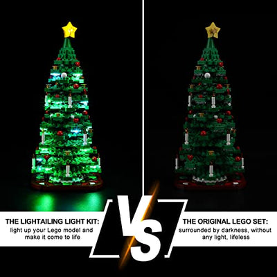 Lightailing Licht-Set Für Lego 40573 Weihnachtsbaum - Led-Beleuchtungsset Kompatibel Mit Lego Bausteinen Modell - Modell Set Nicht Enthalten