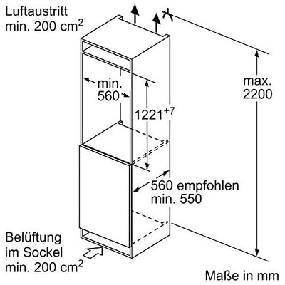 Neff KI1413FD0 Einbau-Kühlschrank N70 / 122,1 x 55,8 cm (H x B) / 211 l Kühlteil / FreshSafe 2, Weiß