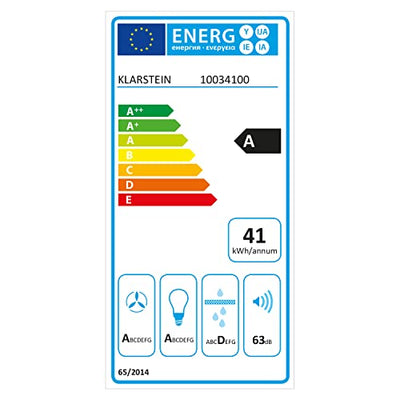 Klarstein Helena Dunstabzugshaube kopffrei, Kopffreihaube Wandhaube mit 595 m³/h, RGB Ambiente-Licht, Umluft & Abluft, LED-Beleuchtung, Touch-Control, 60 cm, schwarz