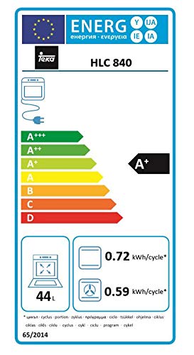 Teka HLC 840 WHITE 41531024 Backofen (Elektro/Einbau) / 53,7 cm/Teleskop-Gleitschiene