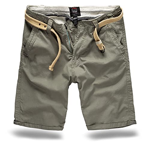 Trooper Chino Shorts Lightning Olive Light - XL