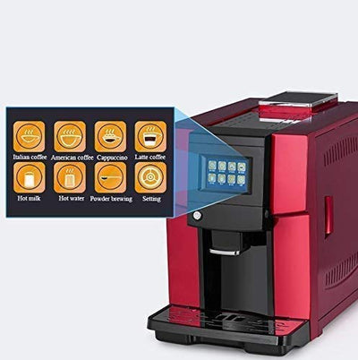 Crusher, Kaffeemaschine Touchscreen intelligenter ausgefallener Vollautomat, Latte- und Cappuccinomaschine, Kaffee(Crusher) (2)