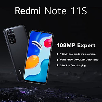 Xiaomi Redmi Note 11s - Smartphone 128GB, 6GB RAM, Dual SIM, Graphite Grey