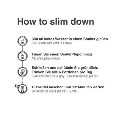 NUPO Diet Shake Erdbeere – Premium Diät-Shake zum Abnehmen I Kompletter Mahlzeitersatz zum Abnehmen I 12 Portionen I Very low calorie diet, glutenfrei, GMO frei