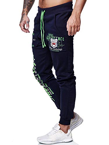 Code47 Herren Jogginghose Sporthose Männer Trainingshose Sweatpants 3628 Navy S