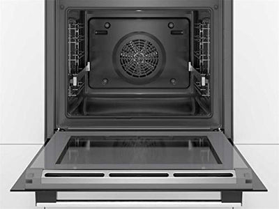 Bosch HRG5785S6 Serie 6 Smarter Einbau-Backofen mit Dampfunterstützung, 60 x 60 cm, Made in Germany, Pyrolyse Selbstreinigung, AutoPilot 30 30 Automatikprogramme, Dampstoß-Funktion für perfekte Kruste