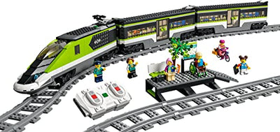 BRICKCOMPLETE Lego City 3er Set: 60337 Personen-Schnellzug, 60238 Weichen & 60205 Schienen