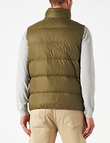 Calvin Klein Jeans Herren ESS DOWN Vest Westen, Burnt Olive, M