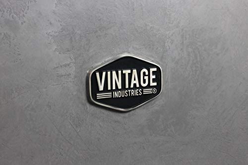 Vintage Industries ~ Retro-Kühlschrank Havanna Sondermodell"Banksy" | 50er Jahre Look | Größe 152,5 cm | Kühl-Gefrier-Kombination 302l | Getränke-Kühlschrank mit Gefrierfach/Gefrierschrank 21l