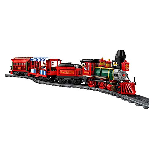 Bausteine Bausteine zug- Und Bahnhofsmodell Mit Ziegelstein-kinder-weihnachtsgeschenken