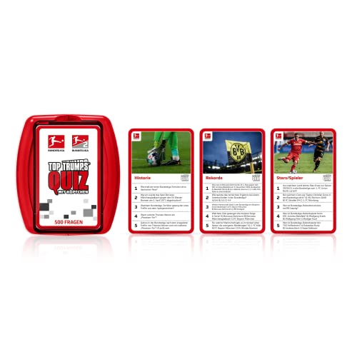 Top Trumps Quiz Bundesliga Edition Fußballquiz Alter 6+ Deutsch Win47230 Mehrfarbig