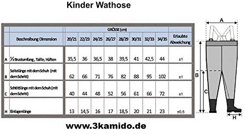 3Kamido® Kinderwathose, Jugendliche Kinder Brust Wathose - 10 Modelle, strapazierfähige Hosenträger, Schnalle Nexus, Kinder Angeln Stiefel 20 – 35 EU (Sterne/Kosmos Dunkelblau, 24/25)