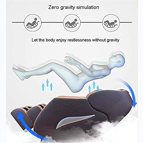 Massagestuhl, Ganzkörpermassage, Linderung Massagestuhl Home Massage Stuhl Zero Gravity Experience Shiatsu Recliner Bluetooth Music Zurück Heizung Ganzkörper Airbag Single Sofa Professionelle Masse Be