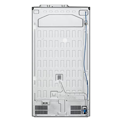 LG Electronics GSXV91MCAF Side-by-Side mit InstaView Door-in-Door | Eis-, Crushed Ice- und Wasserspender | 635 Liter Kapazität | Interner Wassertank 4L | Matt Schwarz Metallic