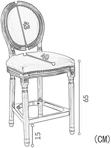 LDGF Modernes Verstellbares Barhocker-Frühstück Retro Comfy High Bar Hocker Set von 2, Hausküchenzählerstangenstühle, Rindsledersitze, Sitzenhöhe 65cm Pubsitz