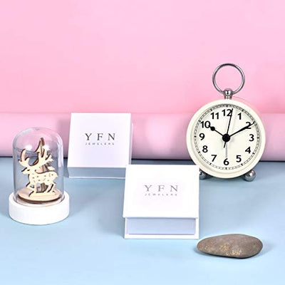 YFN Mädchen und Pferd Halskette für Mädchen Sterling Silber Pferdeschmuck Pferd Geschenke für Frauen (White)