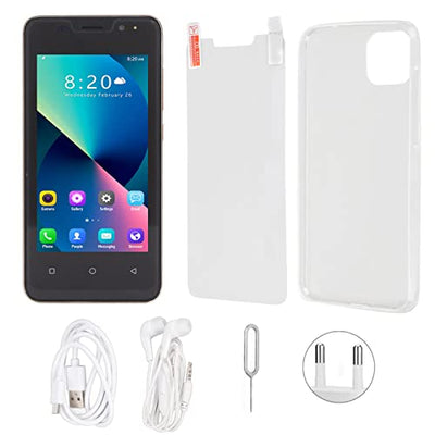 3G-Smartphone, Dual-SIM-Telefon 1 GB RAM 8 GB ROM 100-240 V WiFi FüR Android 11 (EU-Stecker)