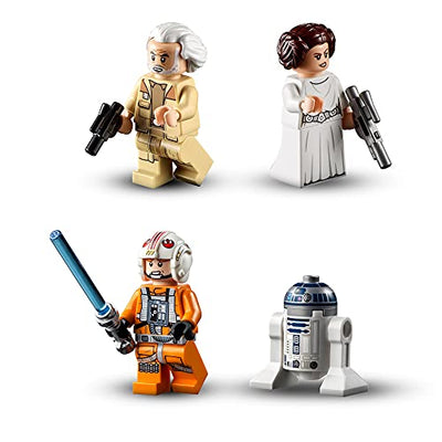 LEGO 75301 Star Wars Luke Skywalkers X-Wing Fighter Spielzeug mit Prinzessin Leia und Droide R2-D2 als Figur