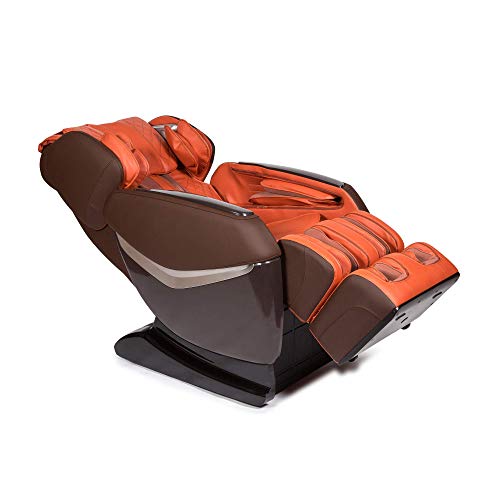 KENSHO® Massagestuhl - Orange (Modell 2022) - Schwerkraft undNull-Raum, Luftdrucktherapie, Fußreflextherapie, Rückenthermotherapie, intelligentes Körperscansystem, 3D-Surround-Sound, Bluetooth