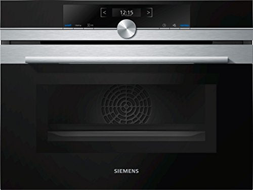 Siemens CM633GBS1 iQ700 Backofen Elektro / 45 L / Edelstahl / Integrierte Mikrowelle / LED-Innenbeleuchtung