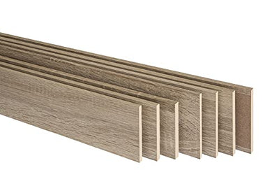 HEXIM Wandverkleidung - Stilvolle 3D Paneele mit 7 Verlegevarianten, Holzpaneele aus MDF - (1,13qm Eiche Sonoma) Wandverblender Paneel Verkleidung Innenbereich