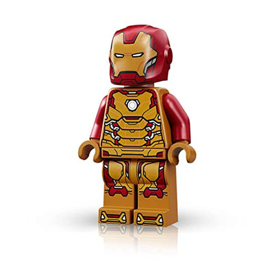 LEGO 76203 Marvel Iron Man Mech, Figur zum Sammeln, Superhelden-Spielzeug für Kinder ab 7 Jahren, Avengers Actionfigur