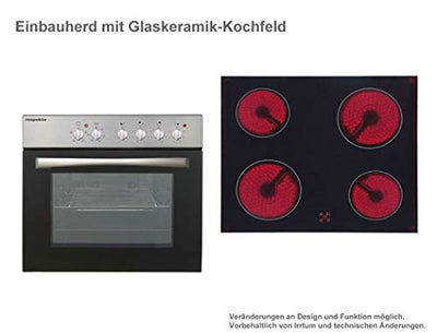 expendio Küchenblock Georgia 280 cm mit E-Geräten komplett weiß Hochglanz Küchenzeile Einbauküche Komplett-Küche