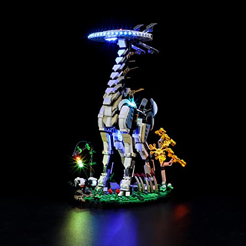 BRIKSMAX 76989 Led Licht für Lego Horizon Forbidden West: Langhals - Compatible with Lego Horizon Bausteinen Modell - Ohne Lego Set