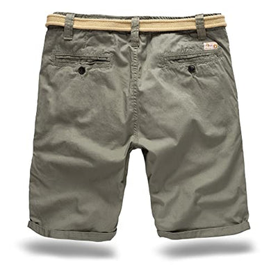 Trooper Chino Shorts Lightning Olive Light - XL