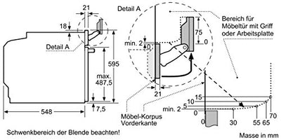 NEFF B55VR22N0 Einbau-Backofen N70 / 60 cm / 71 l / Edelstahl / A+ / Slide&Hide / VarioSteam / Pyrolyse / 12 Betriebsarten