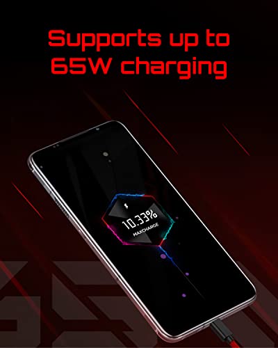 REDMAGIC 7 165Hz Gaming Handy, 5G Android Smartphone, 18GB RAM+256GB ROM, Snapdragon 8 Gen 1, 6.8" AMOLED FHD Bildschirm, 4500mAh Gaming Telefon, 64MP Kamera, 30W Ladegerät, Dual-SIM, NFC Transparent