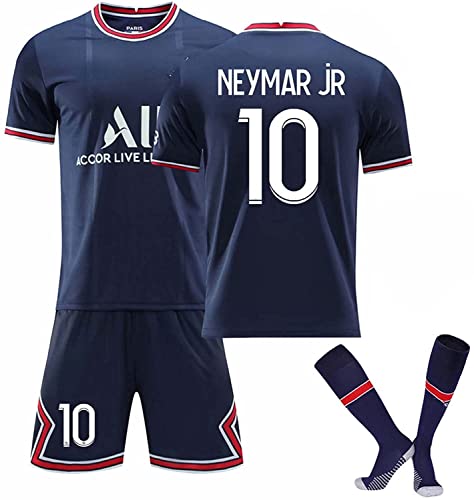 TUPOMOD Paris Trikot PSG Trikot-Set Fußballtrikots, Nr.30 Sporttraining T-Shirts und Shorts für Erwachsene L/Kinder, Fußballtrikot-Set Trikot Erwachsene,Kinder, Jungen