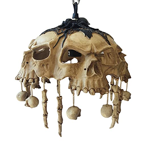 Totenkopf Deckenlampe Ø 30 cm Lampe Gothic Wandleuchte Totenkopf Deko