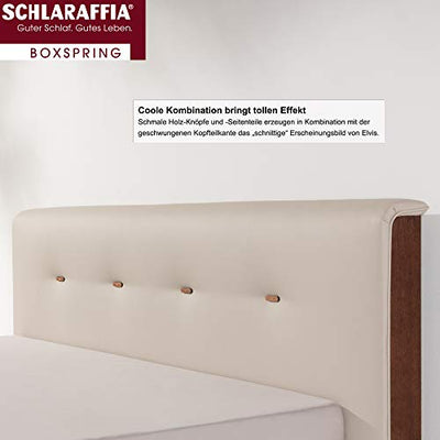 Schlaraffia Elvis Boxspringbett 200x200 cm inkl. Topper & Air-Matratze H2/H3