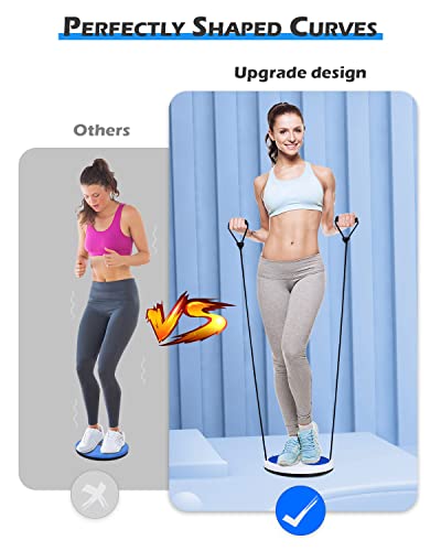 MAIKEHIGH Twist Waist Disc, Multifunktions Magnet Massage Fitness Drehscheibe mit Kordelzug Bauchtrainer Drehscheibe Aerobic-Training für Taille Übung und Fußmassage