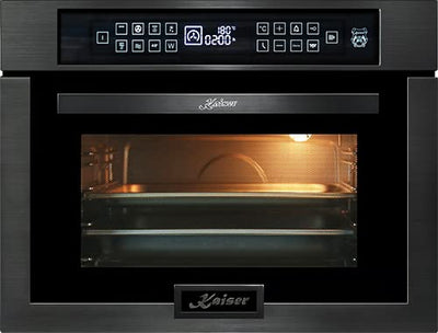 Kaiser Herdset EH 6306 RS + EM 6307 RS, Einbau Backofen Set 79 L, 15 Funktionen, Autark + Mikrowellen Backofen, 45 cm Hoch, TouchControl, Heißluftsystem, Infrarotgrill, Mikrowelle, 22 Funktionen