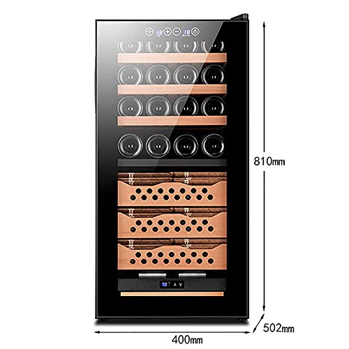 NIVOK Thermoelektrischer Zigarrenschrank – Medikamentenkühler – Barkühlschrank – Arbeitsplatte – Weinzigarrenschrank – freistehender Kühlschrank mit LCD-Digitalanzeige