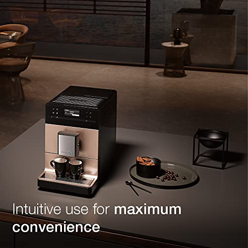 Miele CM 5510 Silence Kaffeevollautomat – Mit OneTouch for Two, AromaticSystem, Kannenfunktion, 2 Genießerprofilen, Reinigungsprogrammen u. v. m. – Roségold PearlFinish